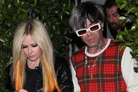 Avril Lavigne & Mod Sun perform for an event at Giorgio Baldi’s after the release of their new album