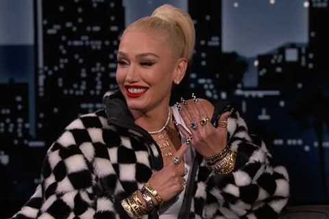 Gwen Stefani apologizes to Blake Shelton after forgetting to wear her wedding ring on ‘Kimmel’:..