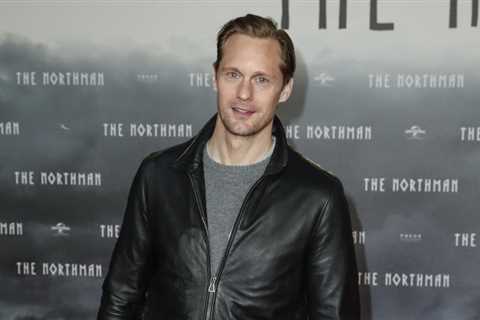 Alexander Skarsgard attends ‘The Northman’ German premiere as new poster is unveiled
