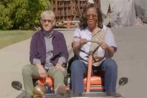 Michelle Obama sits in the driver’s seat with Ellen DeGeneres for the first time in years – Watch..