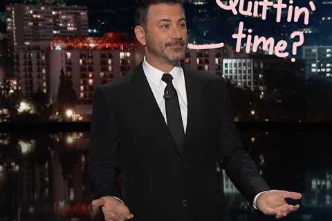 Jimmy Kimmel says he’s given “a lot” thought to quitting his late-night show