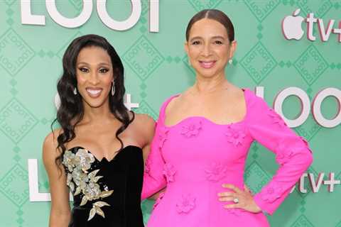 Maya Rudolph is in perfect pink for the Loot premiere with Michaela Jae Rodriguez & More!