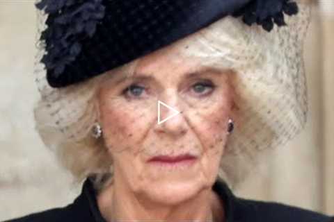 Why Camilla's Jewelry At Queen Elizabeth's Funeral Was So Meaningful
