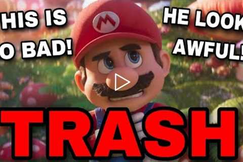 The Super Mario Bros. Movie Official Trailer is TRASH!!! - THIS LOOKS HORRIBLE! - MEGA RANT!