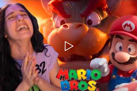 I CRIED. Super Mario Bros Movie Trailer REACTION!!