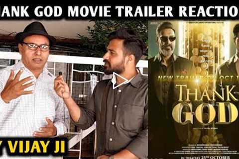Thank God Movie Trailer Reaction | By Vijay Ji | Ajay Devgn | Sidharth Malhotra | Nora Fatehi, Rakul