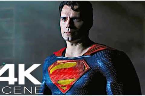 Black Adam vs. Superman Cameo (2022) 4K Scene | Black Adam - Superman Post Credit Scene