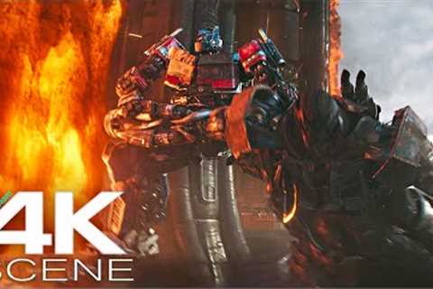 Optimus Prime vs Scourge & Unicron (2023) Fight Scene | Transformers 7: Rise Of The Beasts..