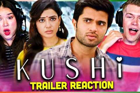 KUSHI Trailer Reaction! | Vijay Deverakonda | Samantha | Shiva Nirvana | Hesham Abdul Wahab
