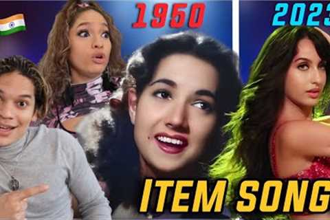 Item Songs for the first time! Latinos react to ''Evolution Of Bollywood Item Songs'' (1950-2023)