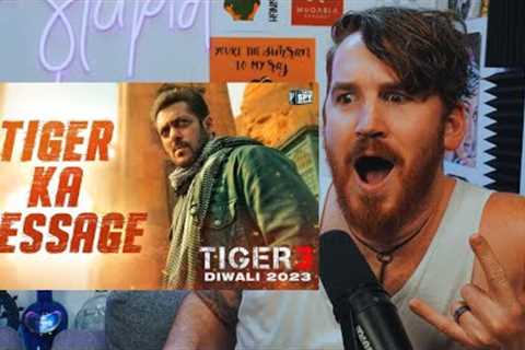 Tiger Ka Message | Tiger 3 | Salman Khan, Katrina Kaif | Maneesh Sharma | REACTION!!!