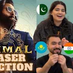 ANIMAL Teaser REACTION | Ranbir Kapoor | Sandeep Reddy Vanga | Foreigners REACT | 4 Idiots React