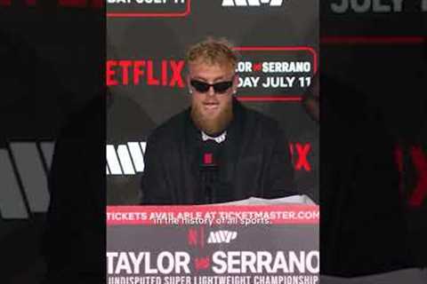 Jake Paul hypes up Amanda Serrano as the highest paid female athlete in the history of sports