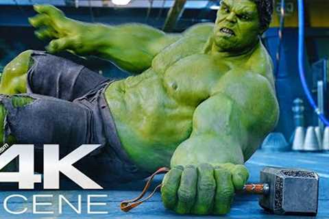 Hulk Vs Thor (Blu-ray Ultra 4K) Fight Scene - The Avengers Movie Clip