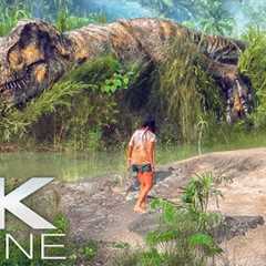 Colossal Sized T-Rex Wakes Up From His Nap (2025) 4K Scene | Jurassic World: Rebirth Movie Clip
